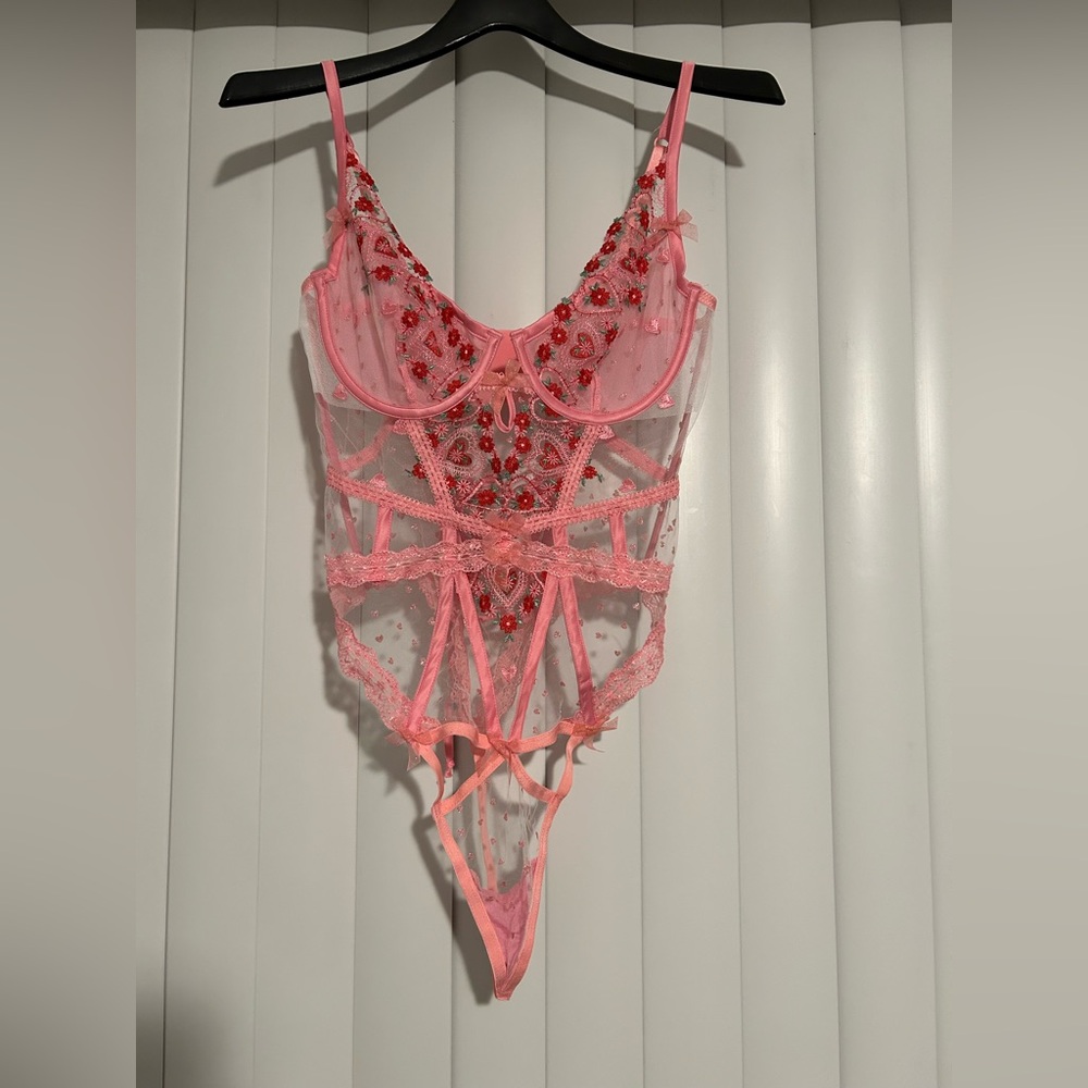 SOLD!! For Love & Lemons Whimsical Garden Teddy